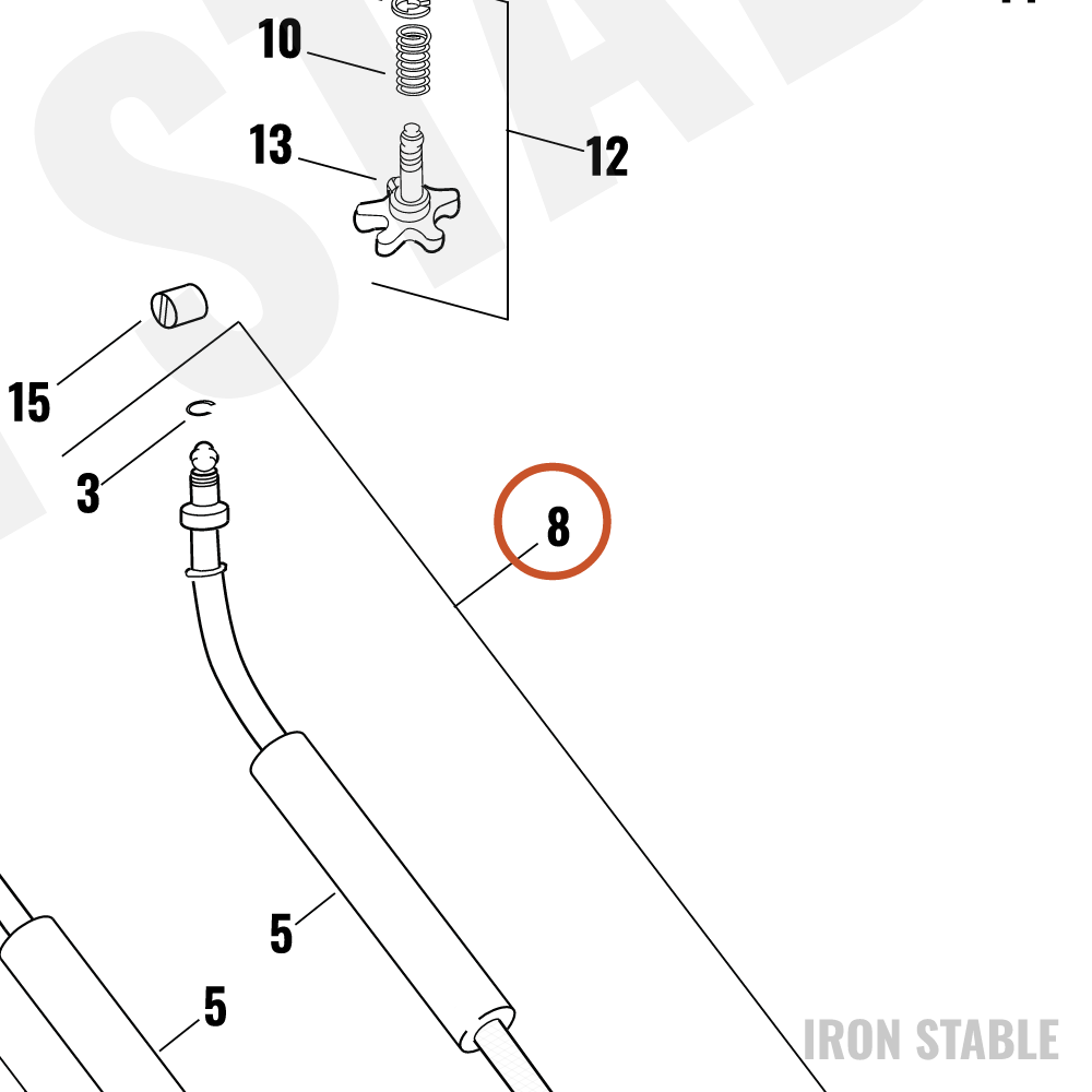 Harley-Davidson Cable, Idle Control, Brd'd