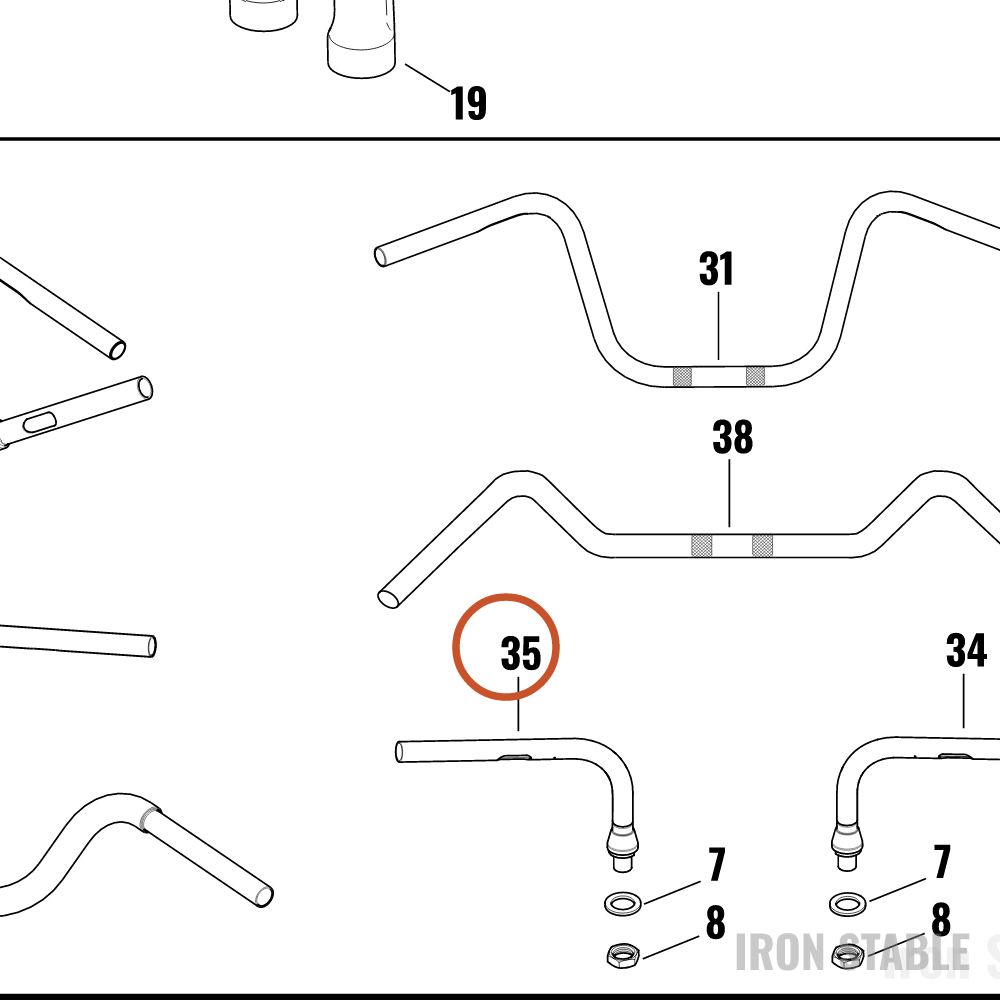Harley-Davidson Kit-Handlebar, Lh, Fxs(Po)