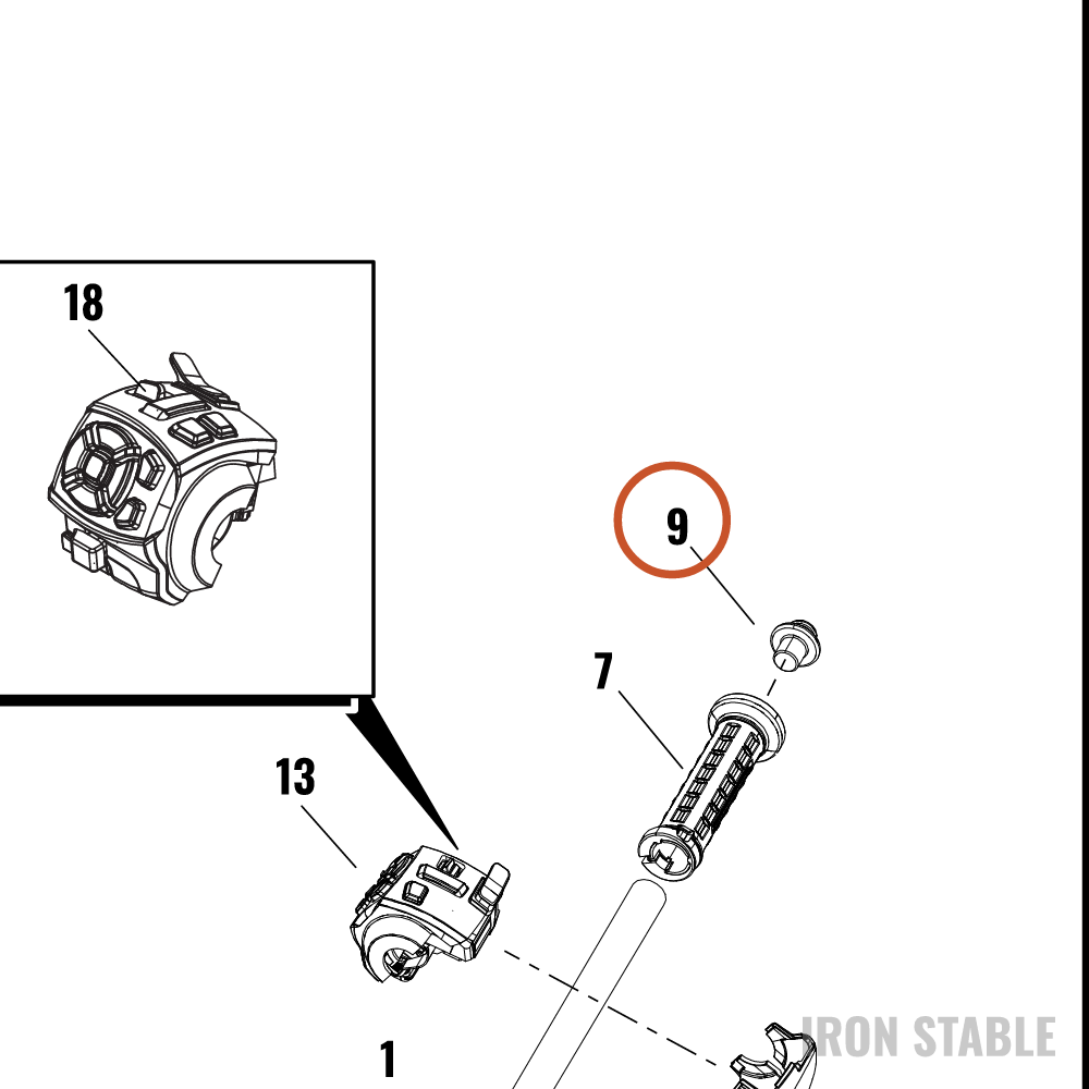 Harley-Davidson H-Bar, Endcap
