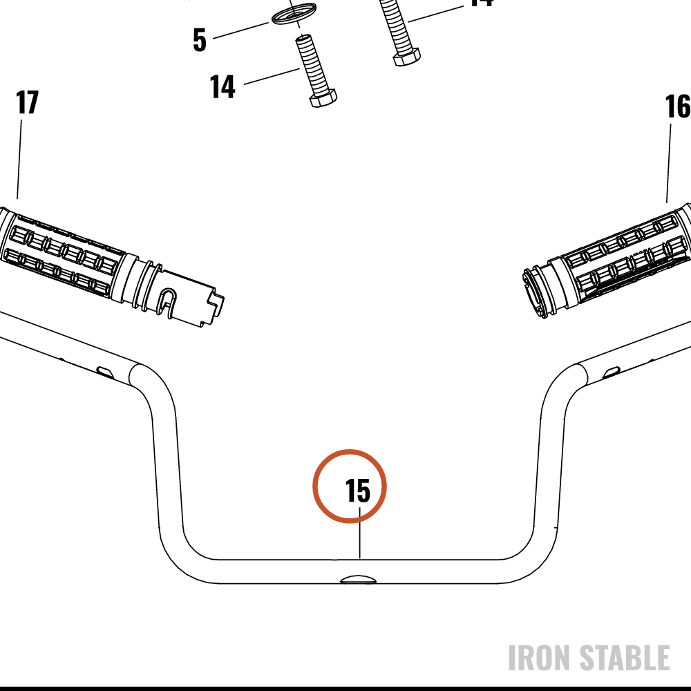 Harley-Davidson H-Bar, Polished
