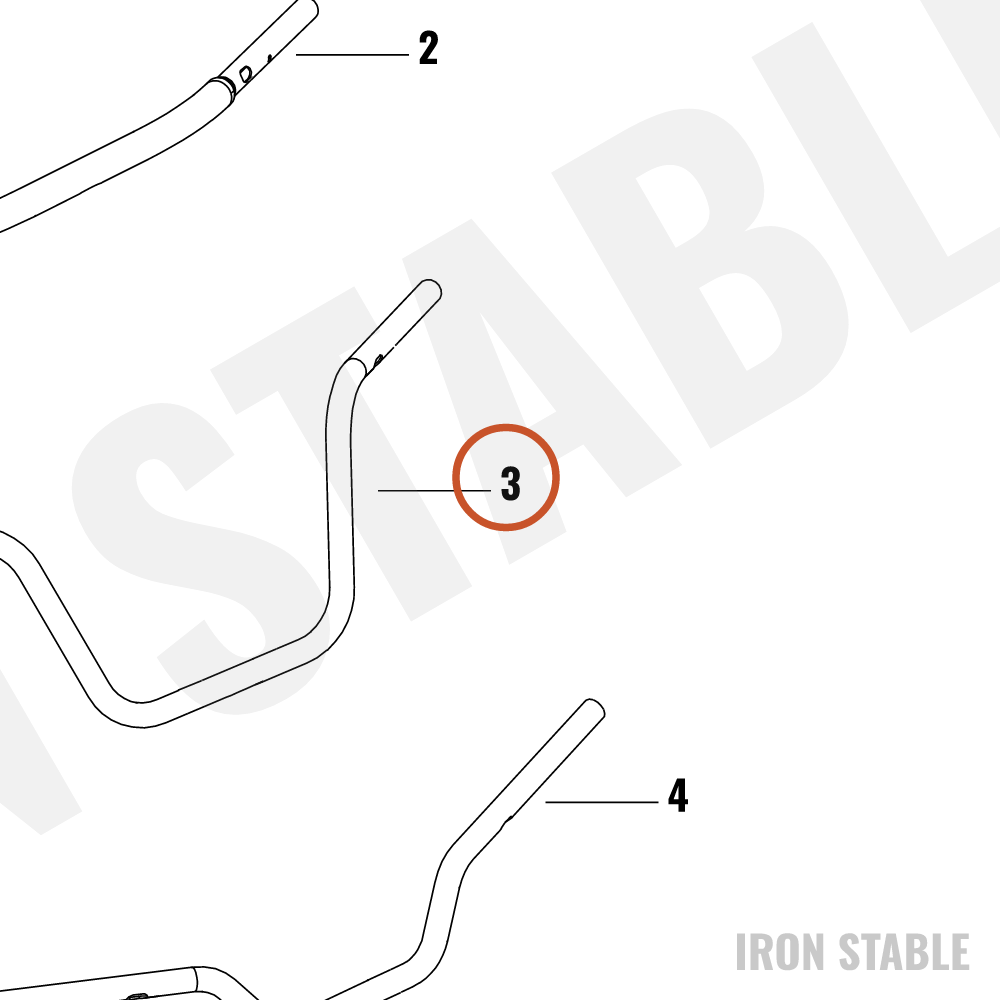 Harley-Davidson H-Bar, Bar, Black