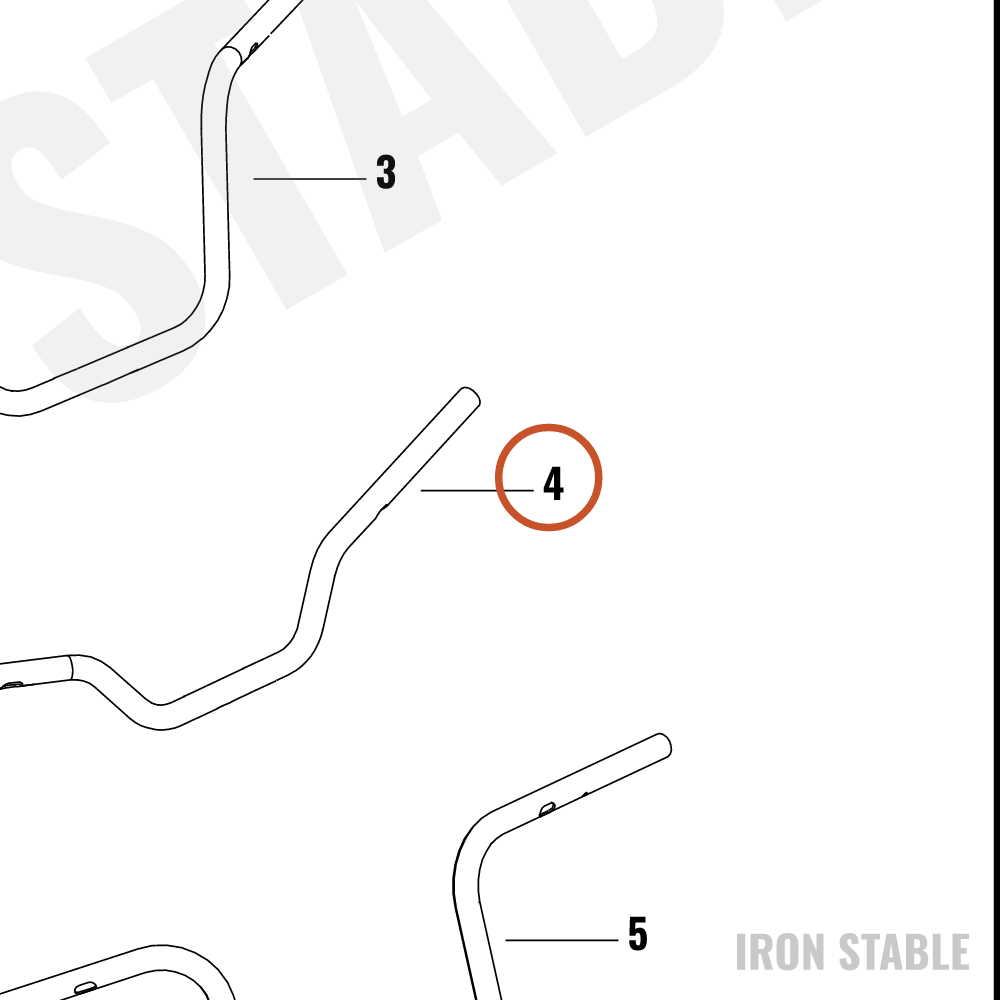 Harley-Davidson H-Bar, Bar, Black