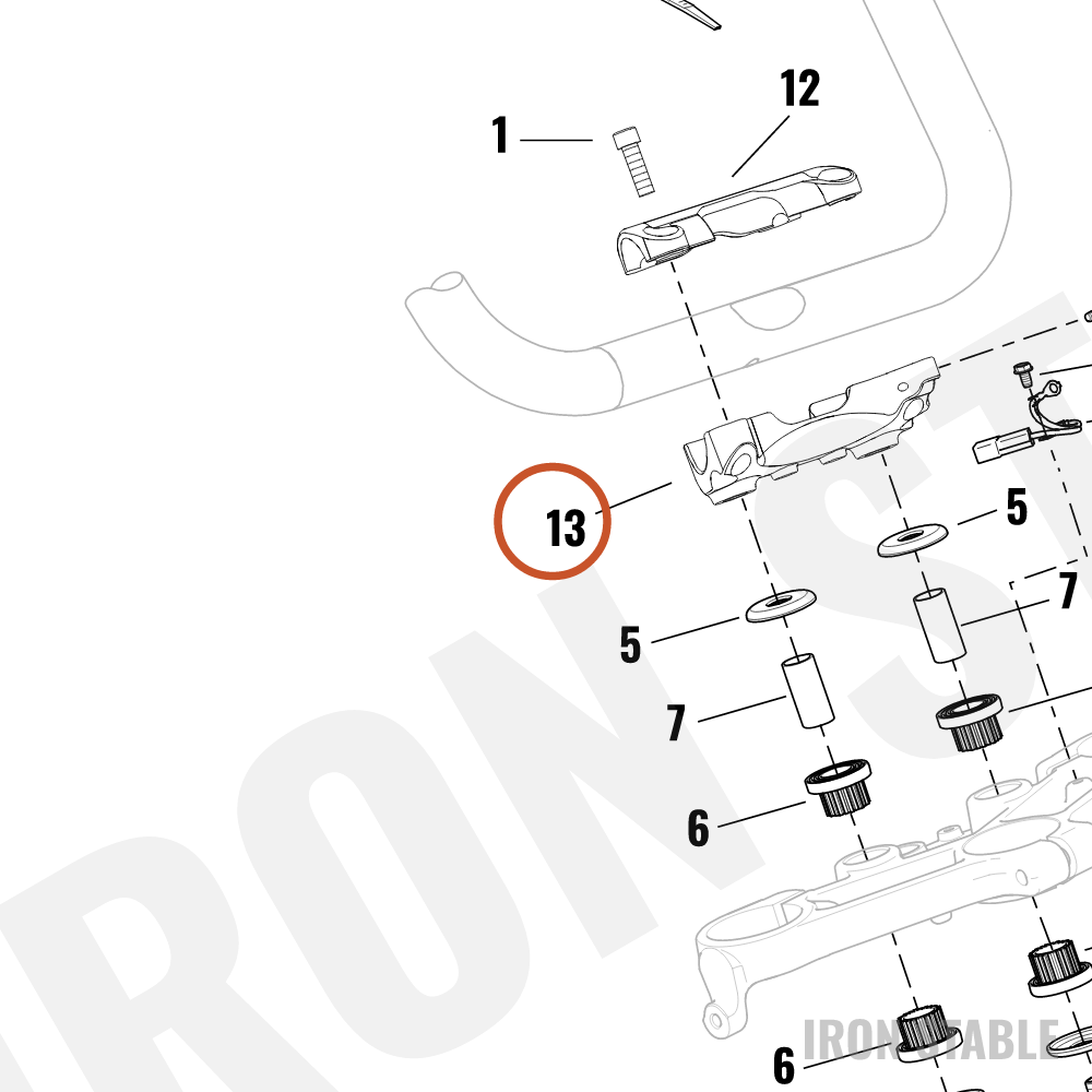 Harley-Davidson Riser, H'bar, 1.25 In