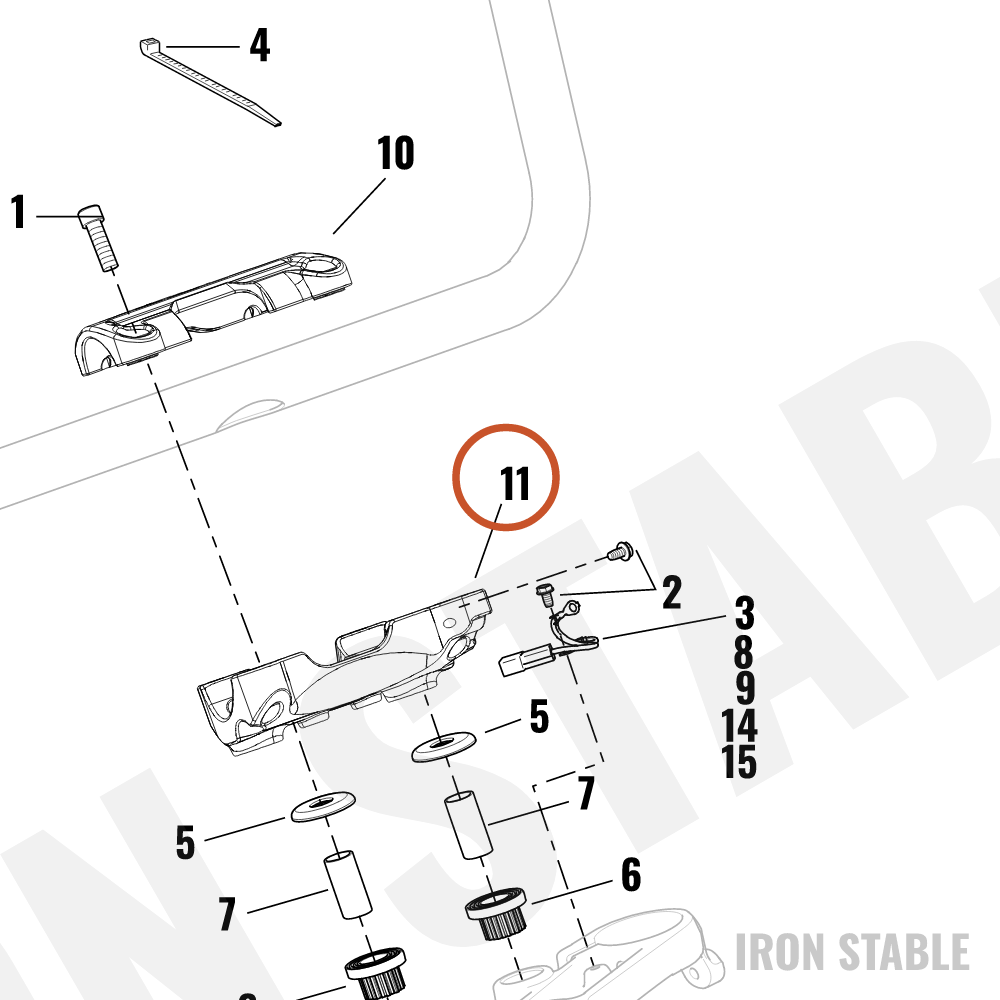 Harley-Davidson Riser, H'bar, 1.25 In