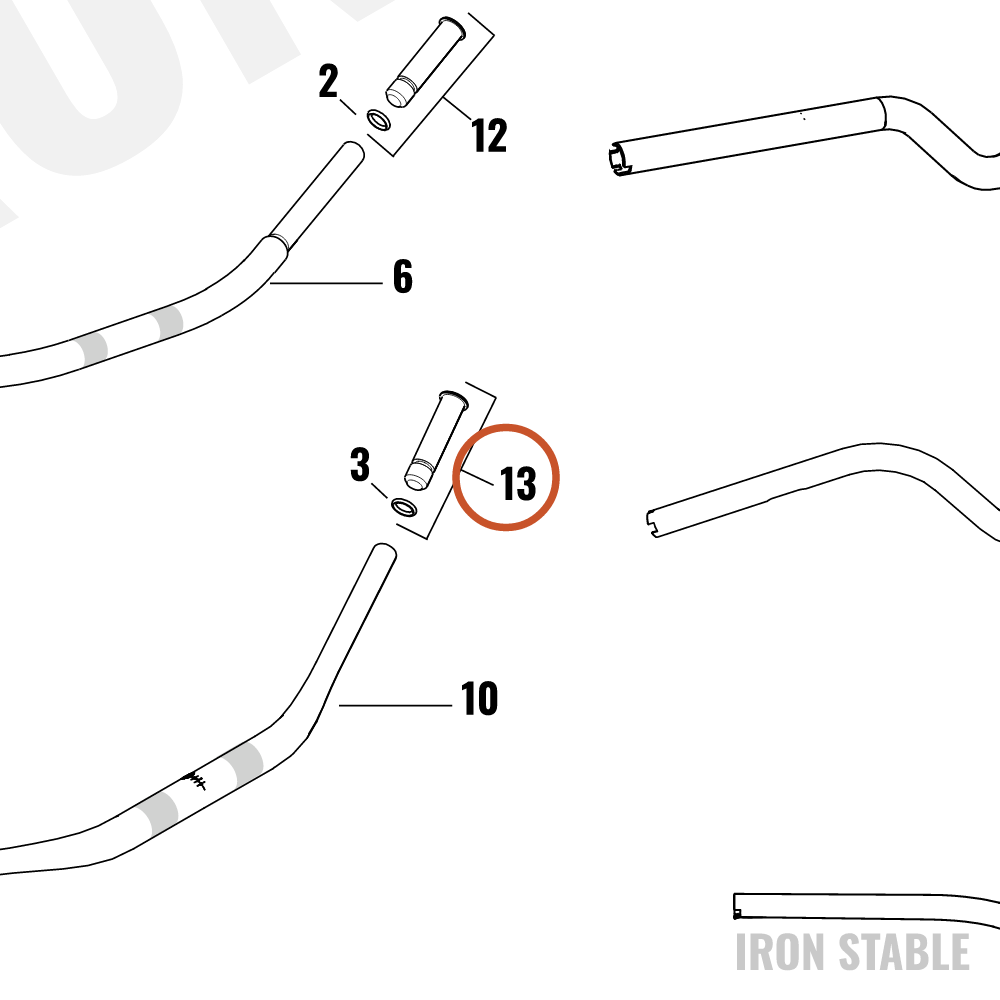 Harley-Davidson Plug, H-Bar End, Assembly, Vibration