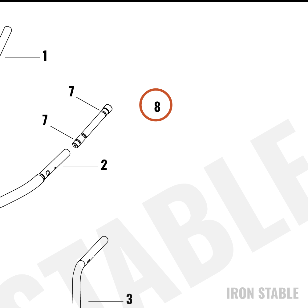 Harley-Davidson Plug, H-Bar End, Wt, Vib Dmpr