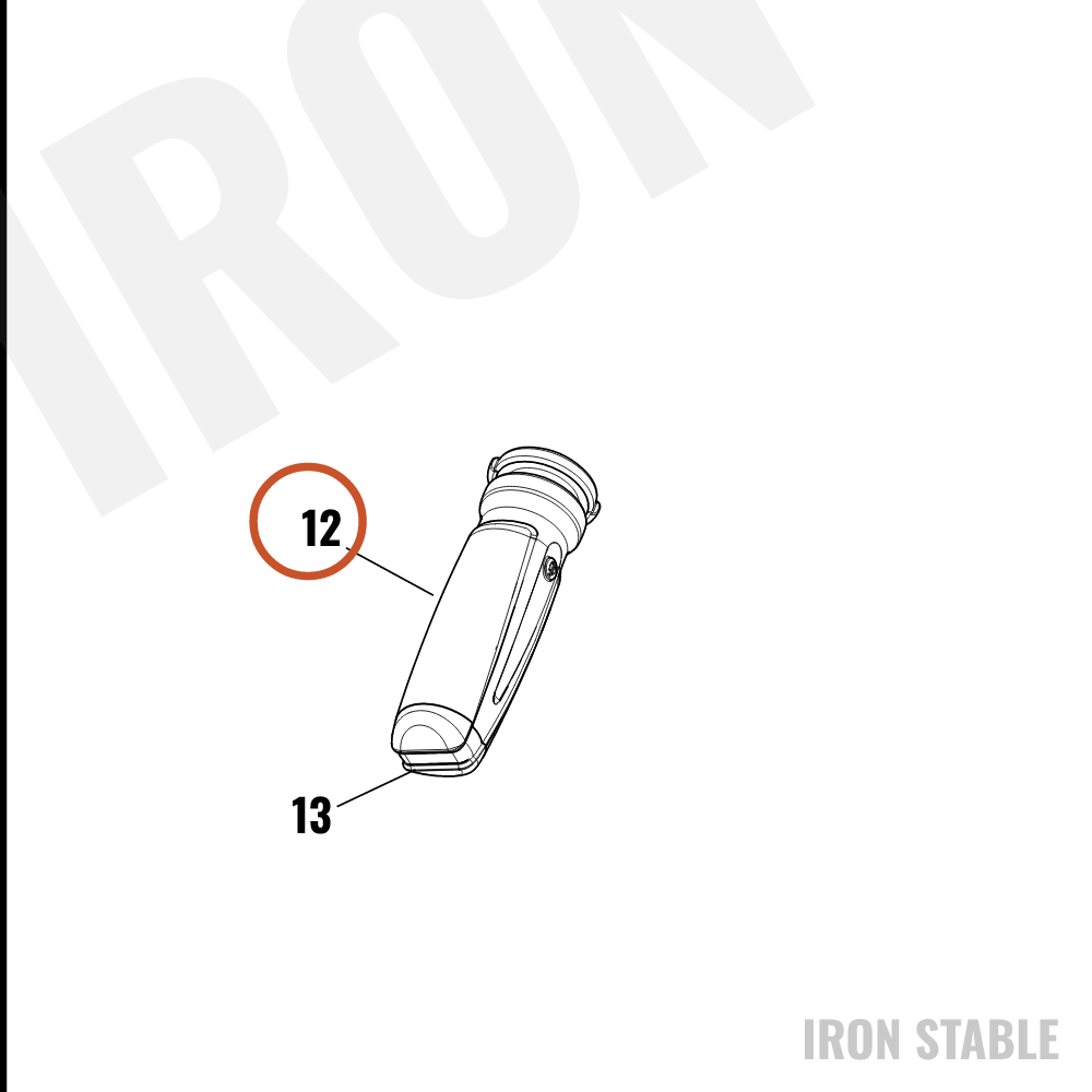 Harley-Davidson Grip, Lh/Non-Heated