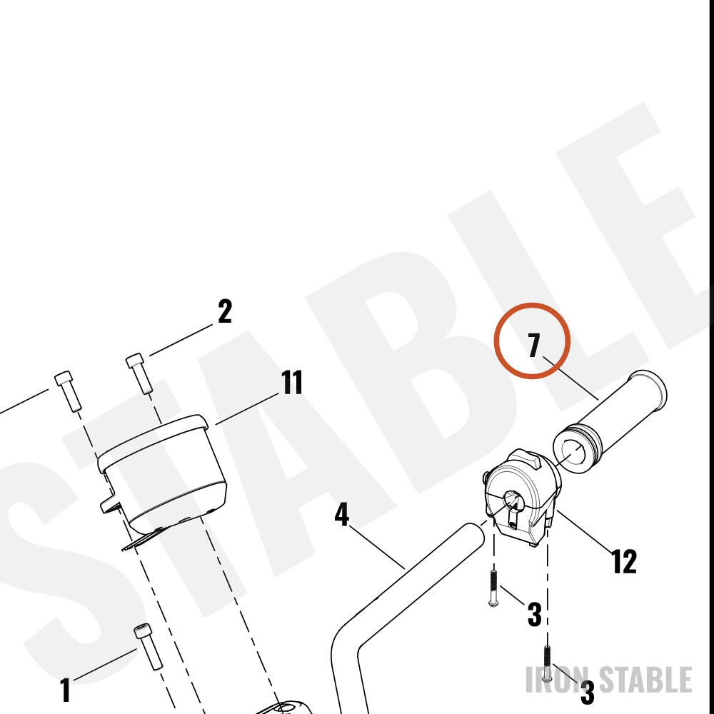 Harley-Davidson Grip, Lh