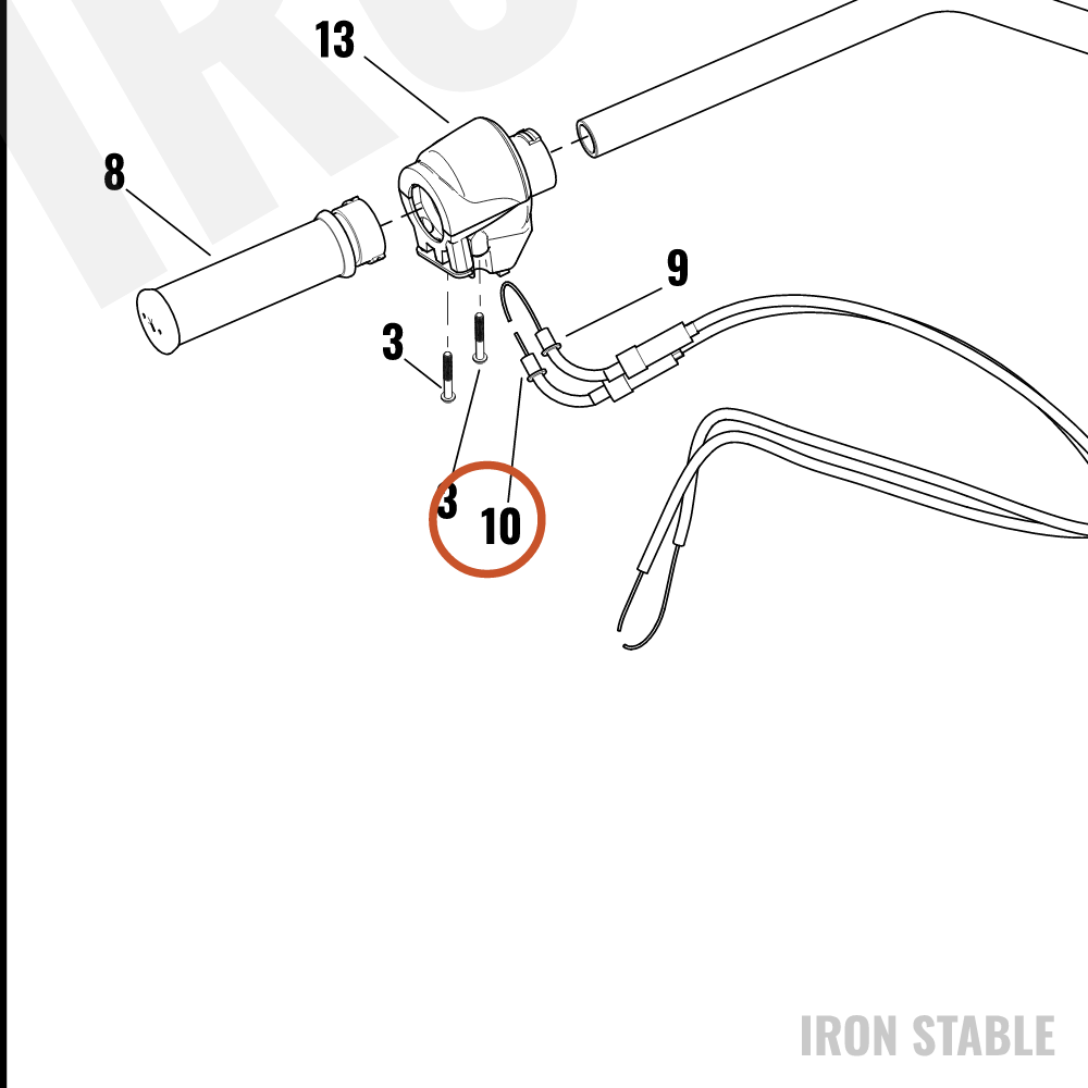 Harley-Davidson Idle Cable Assembly