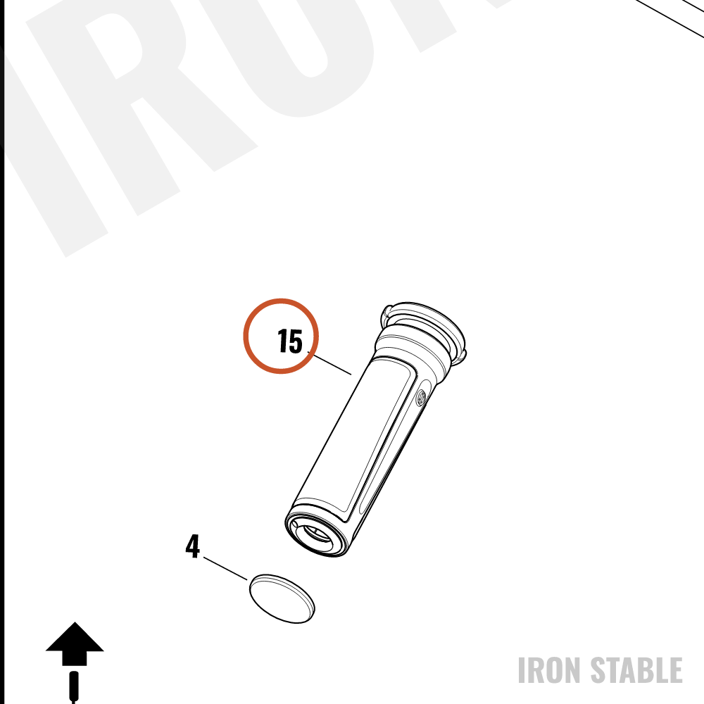 Harley-Davidson Grip Assembly, Lh