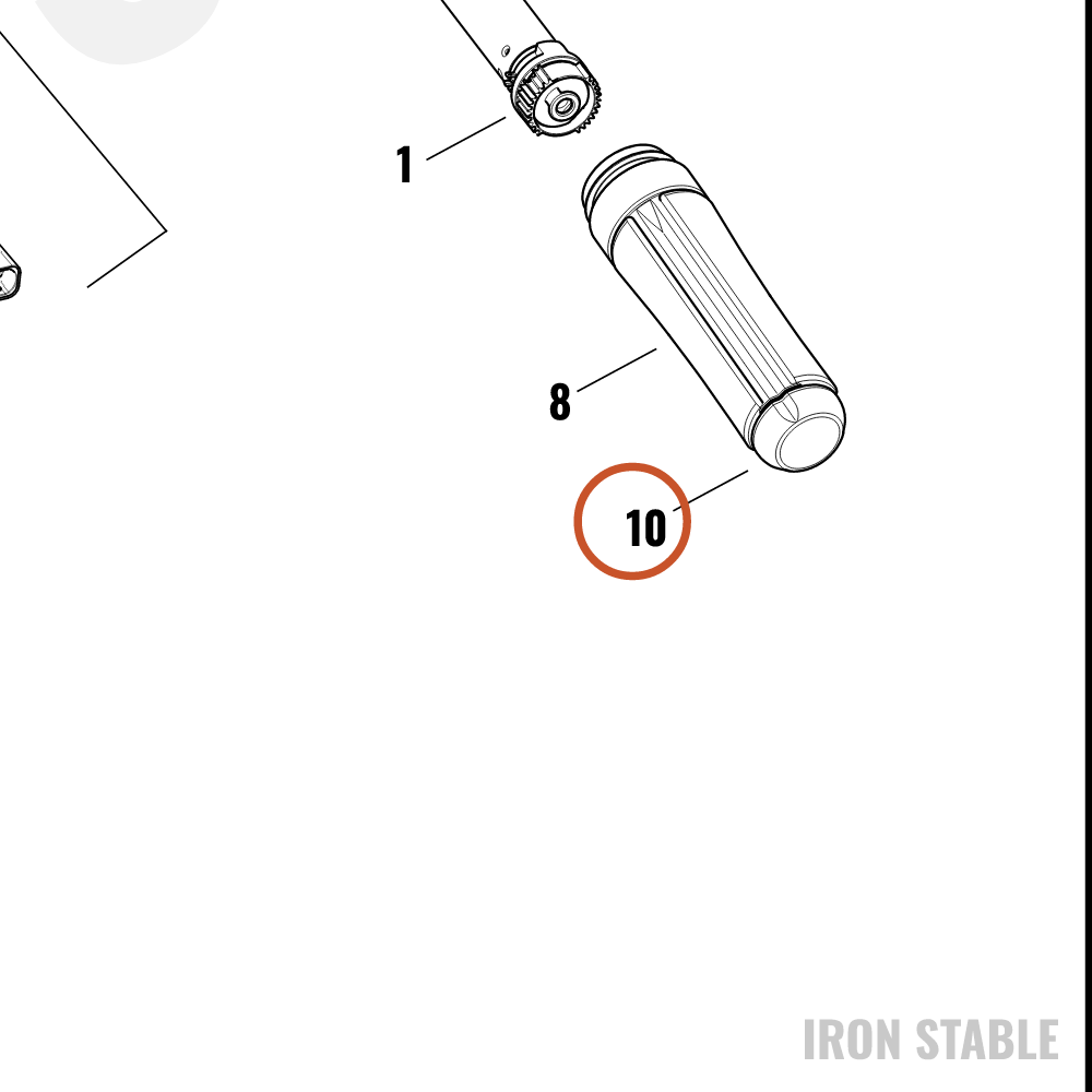 Harley-Davidson End Cap Assembly, Grip