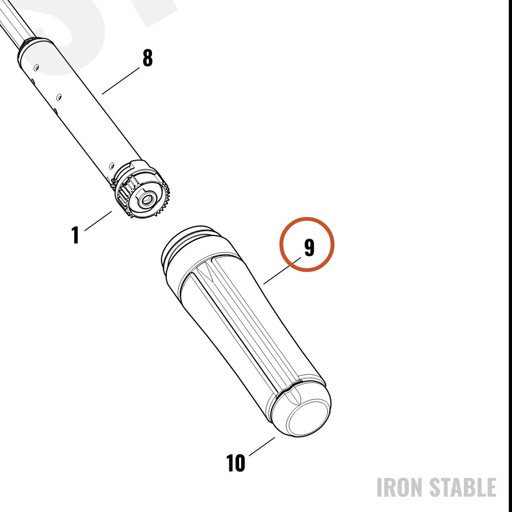 Harley-Davidson Grip, Throt, Heated, Chrome