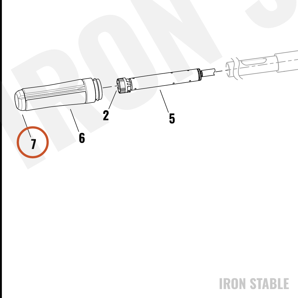 Harley-Davidson Throt Assembly Sub-Component, End Cap