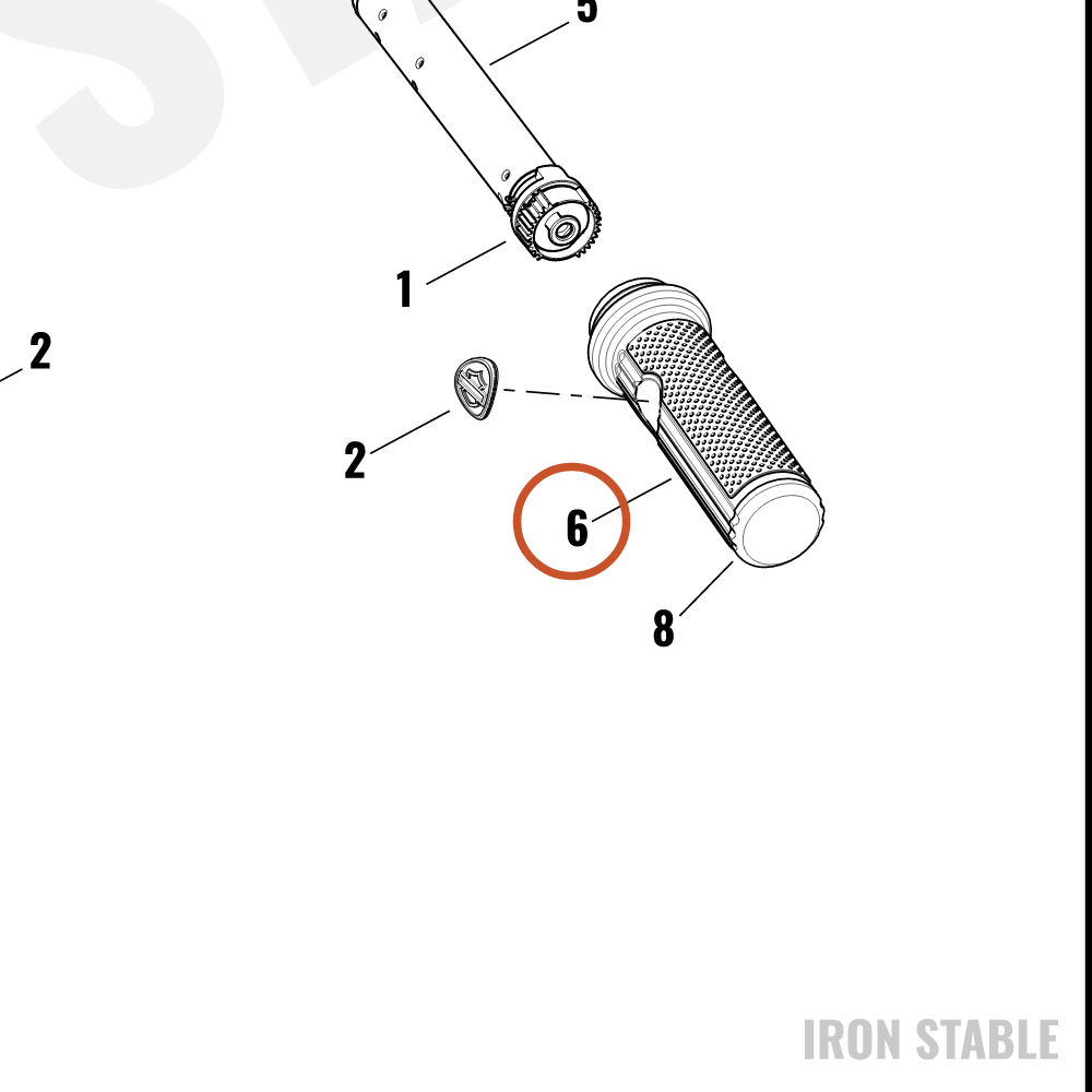 Harley-Davidson Grip, Throt, Rh/Elecont, Blk, Ba