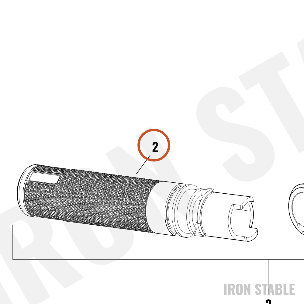 Harley-Davidson Grip, Throt, Blk