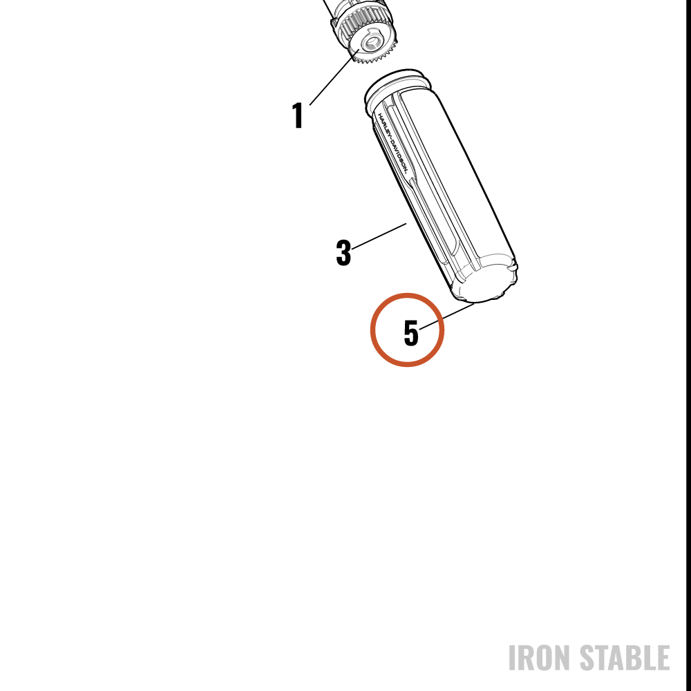 Harley-Davidson Rumble Endcap