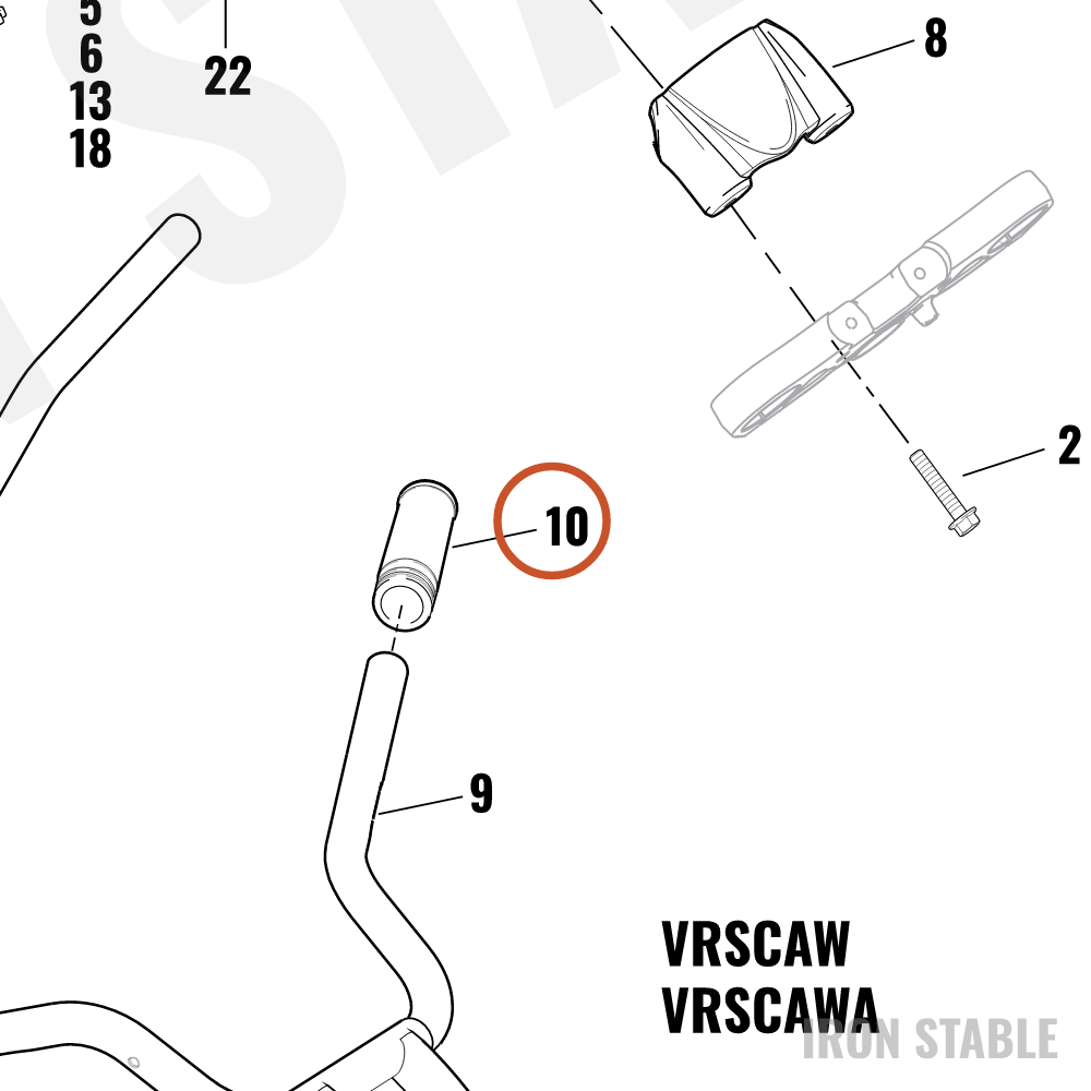 Harley-Davidson Grip, H'bar