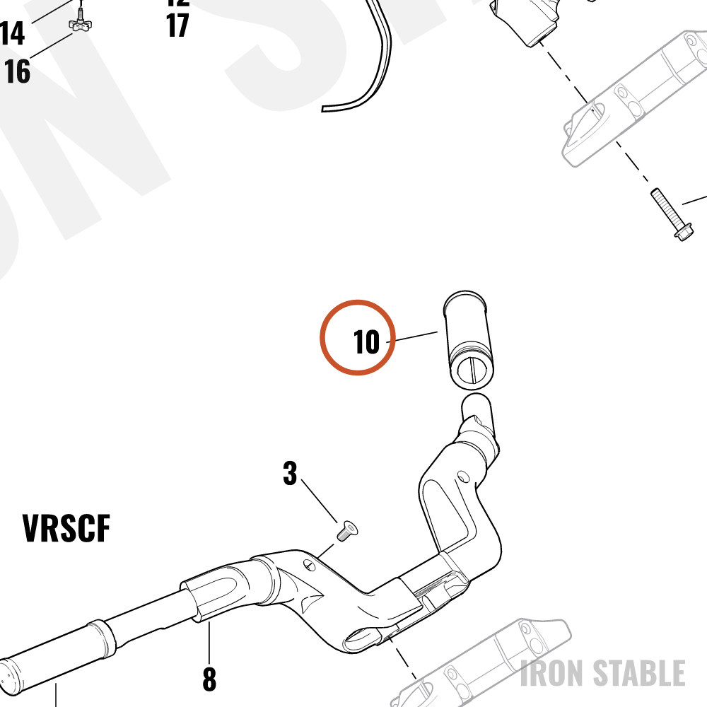 Harley-Davidson Grip, Throt, X