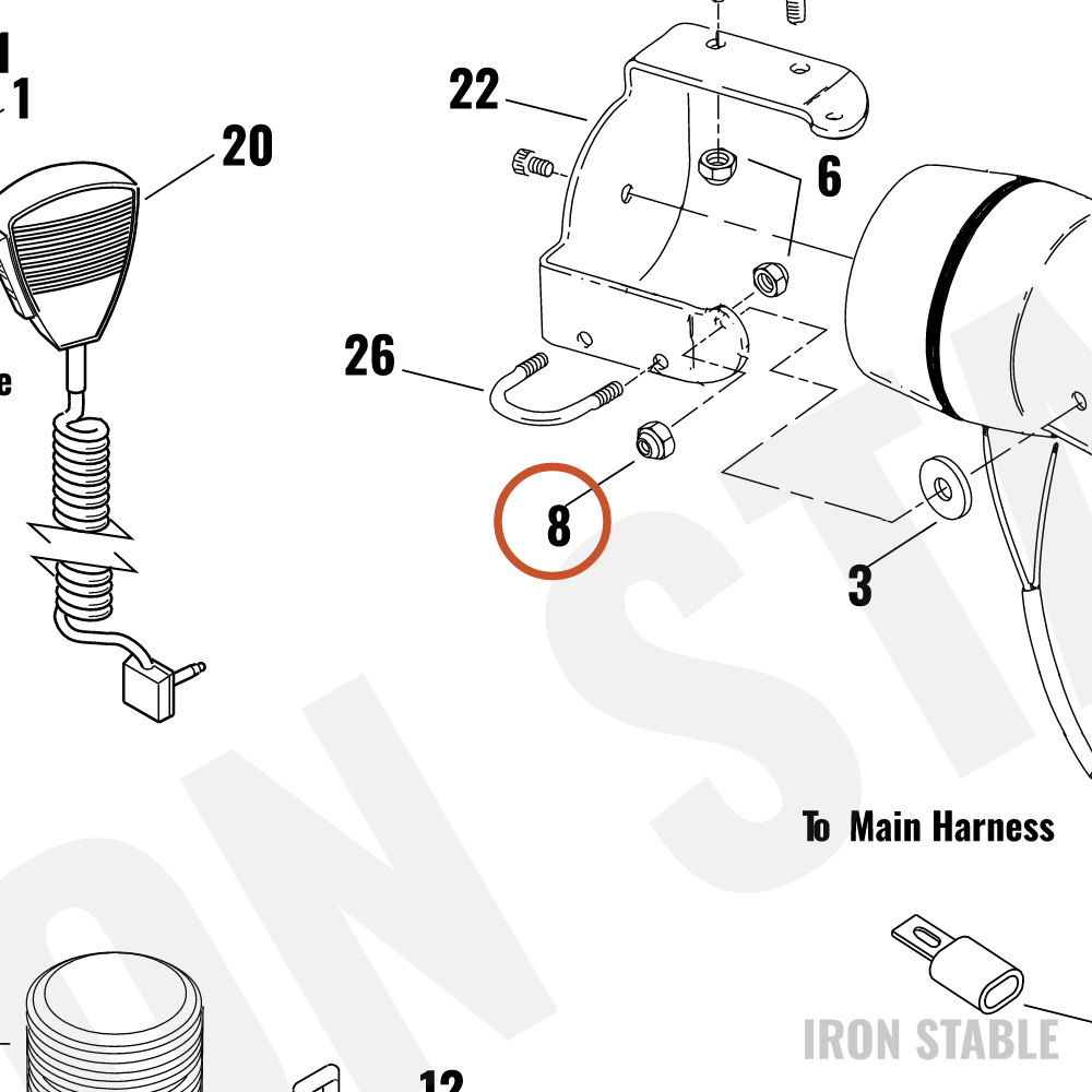 Harley-Davidson Cable, Idle Cntrl