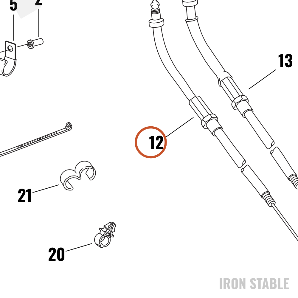 Harley-Davidson Cable, Throttle