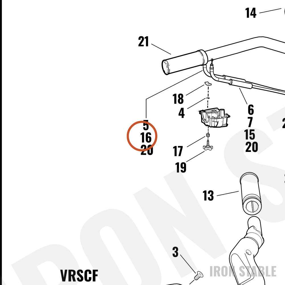 Harley-Davidson Cable, Idle Control