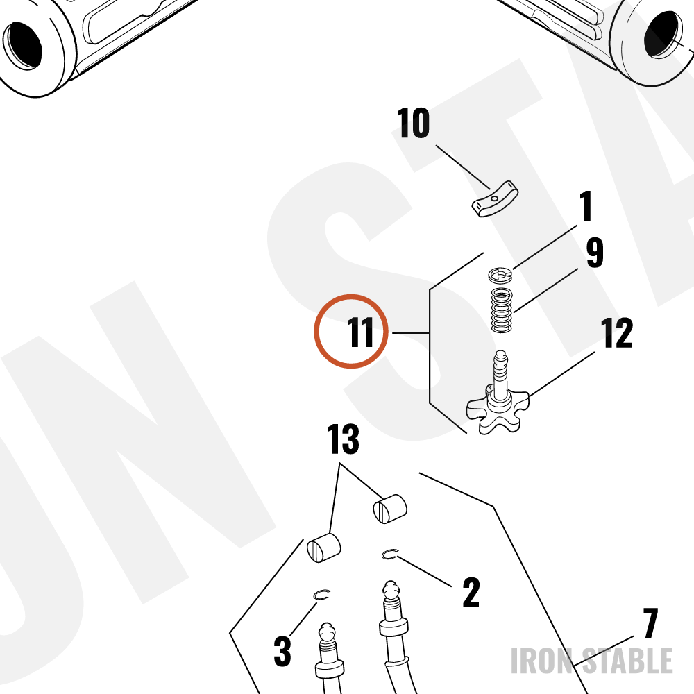Harley-Davidson Screw Kit, Throttle