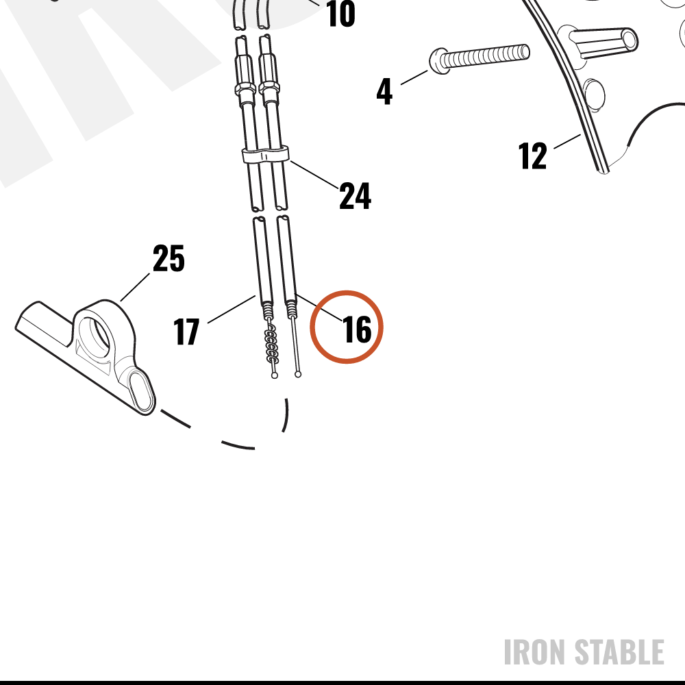 Harley-Davidson Cable, Thrtl Cntrl