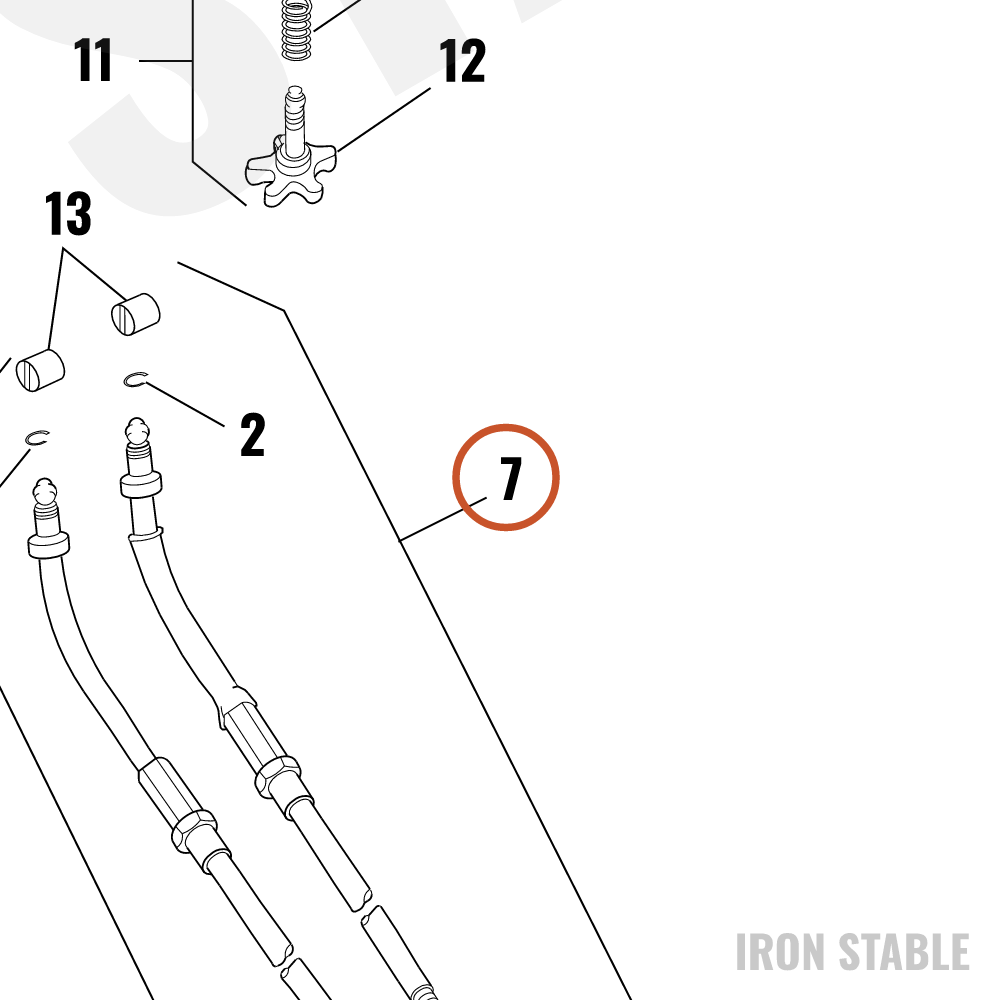 Harley-Davidson Cable, Idle Control