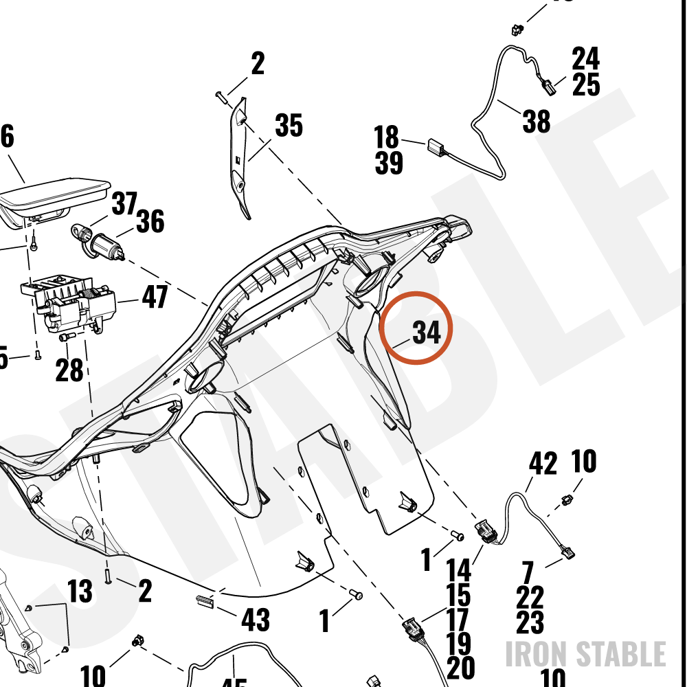 Harley-Davidson Fairing, Inr, X