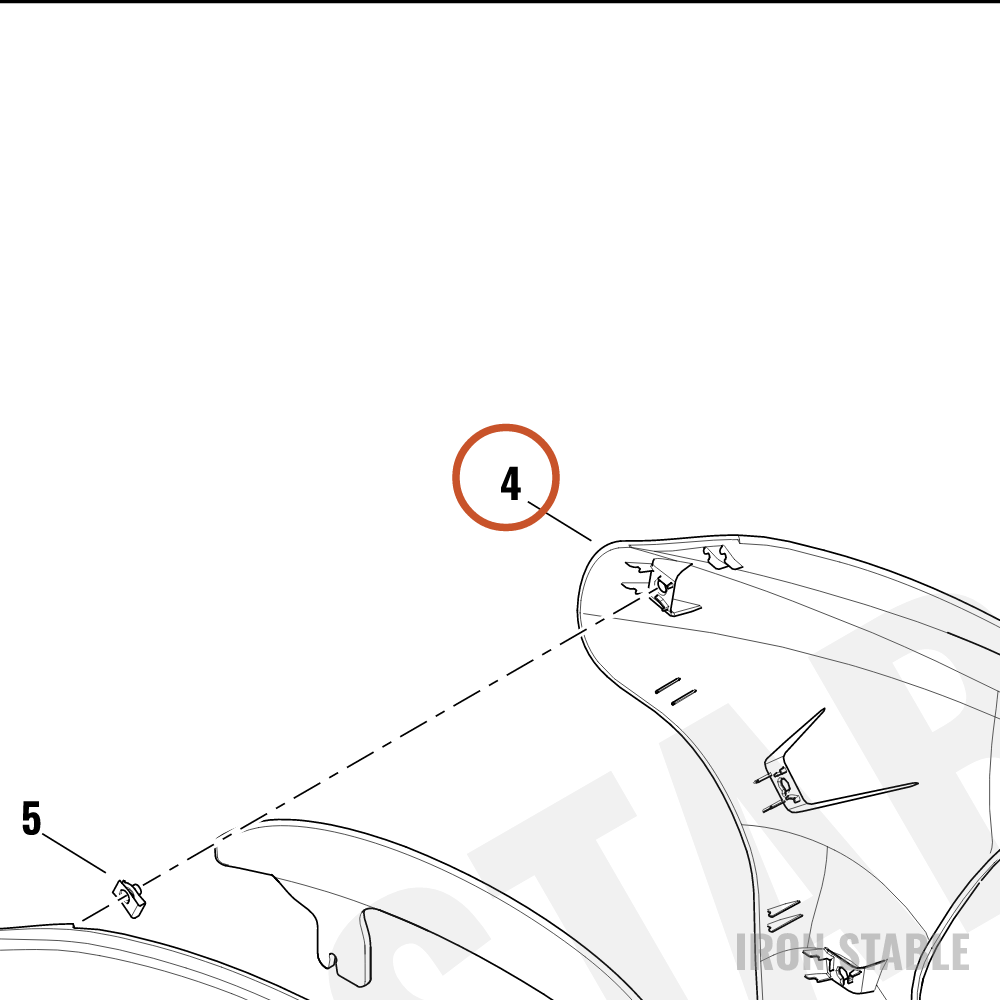 Harley-Davidson Fairing, Fr, Otr