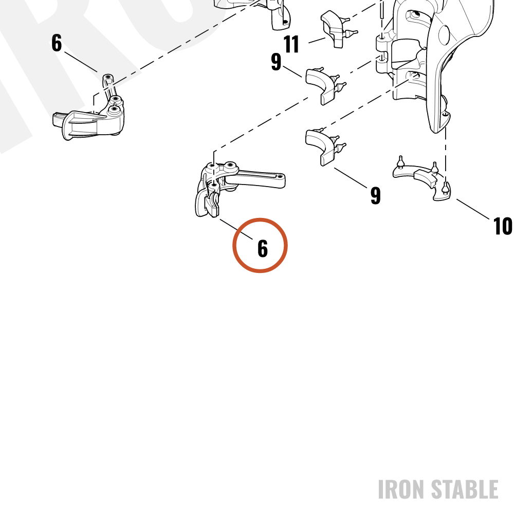 Harley-Davidson Fairing, Fr, Inr, Clamp, Assembly