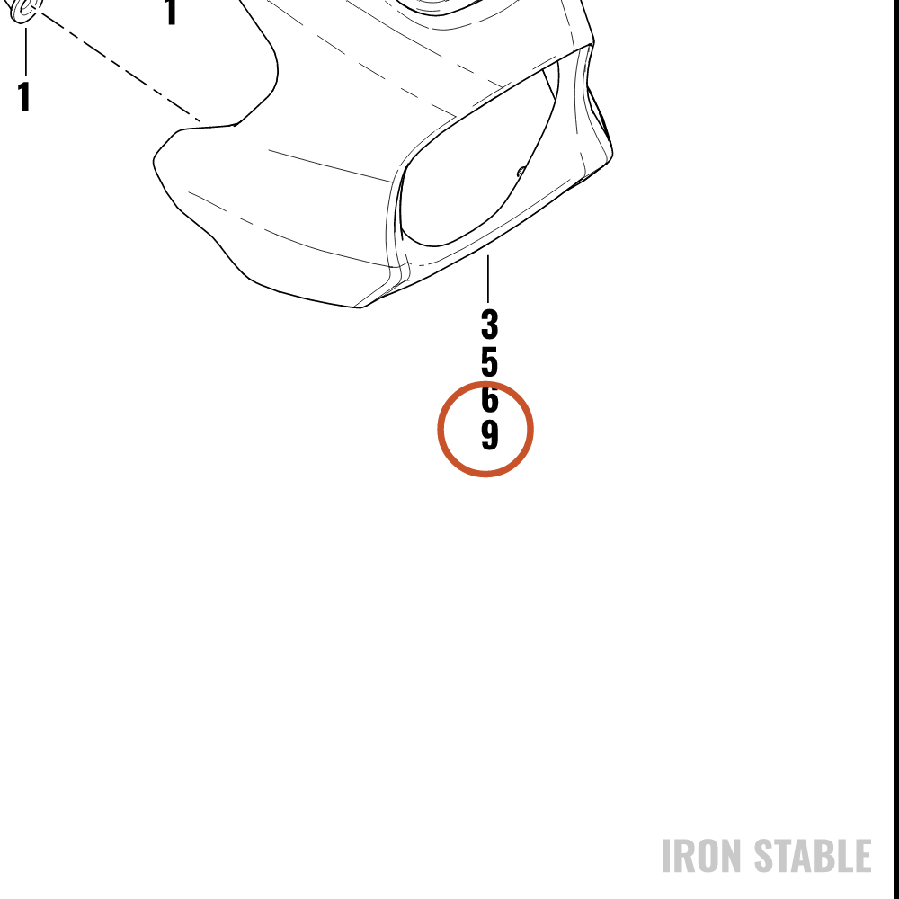 Harley-Davidson Fairing, Fr, Outer