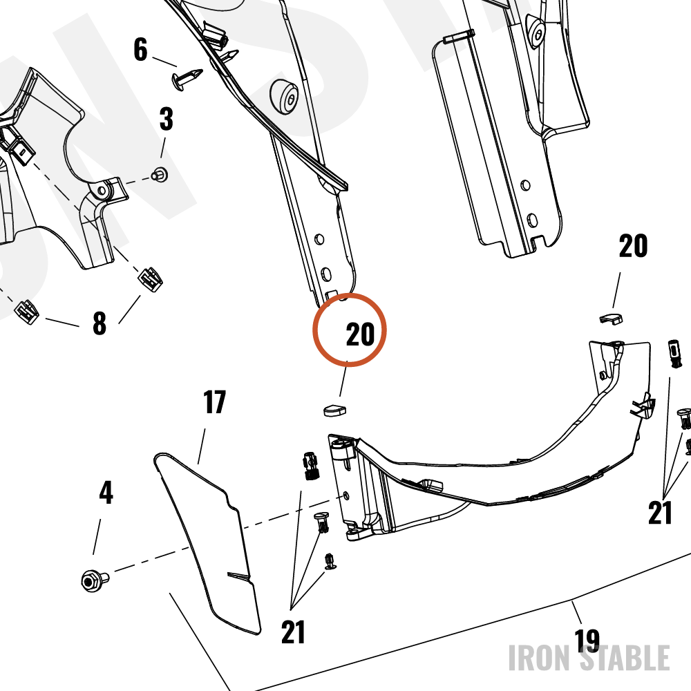 Harley-Davidson Deflector, Air, Cap