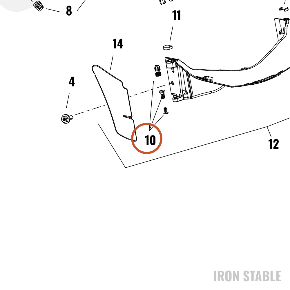 Harley-Davidson Deflector, Air, Kit, H-Ware
