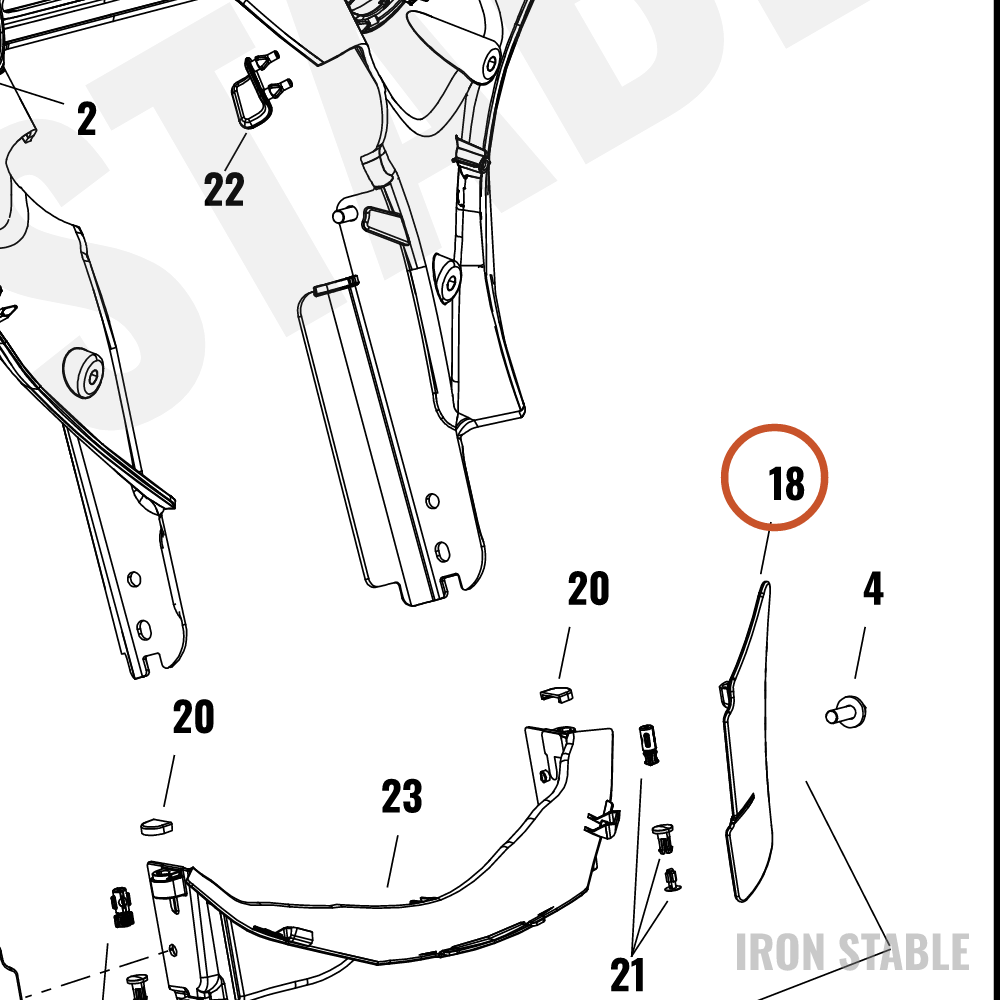Harley-Davidson Deflector, Air, Lh