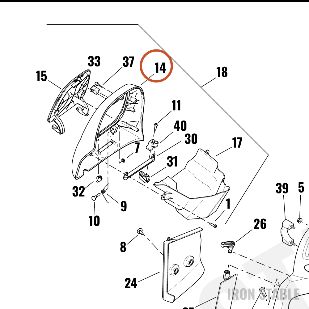Harley-Davidson Frame, Lh-Glove Box, Ac(Po)