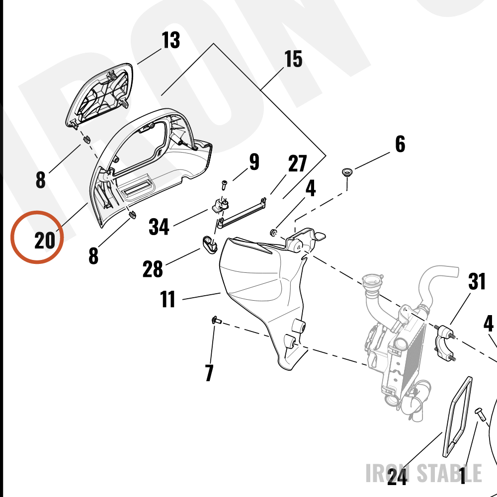 Harley-Davidson Frame, Rh-Glove Box, Pc(Po)