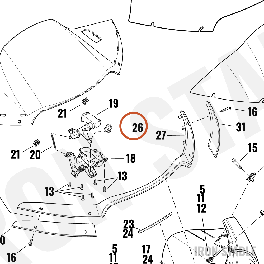 Harley-Davidson Door Latch(Po)