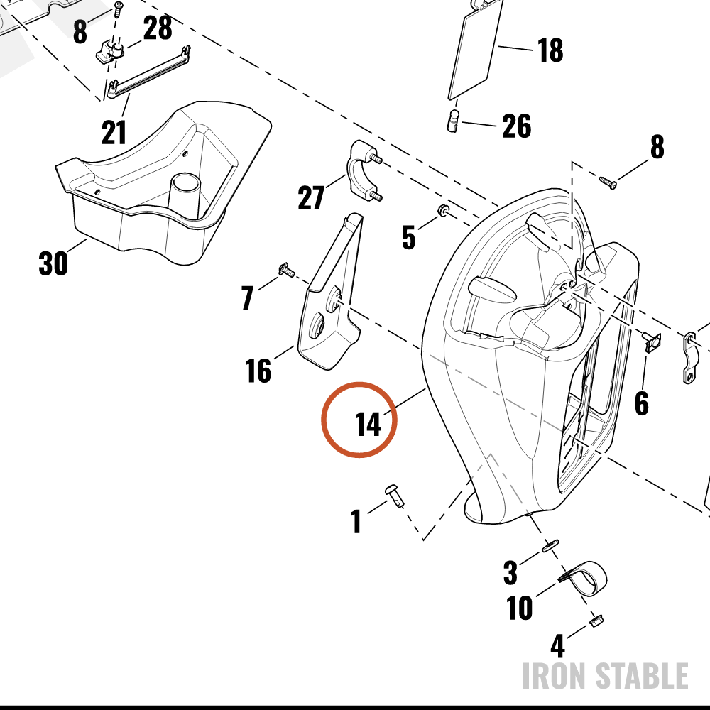 Harley-Davidson Sub-Assembly, Lower Fair, Rh, W/Fascia,
