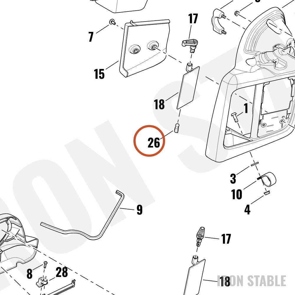 Harley-Davidson Pin, Door, Vent