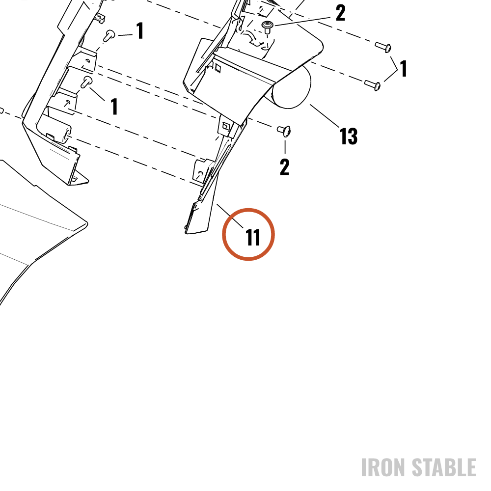 Harley-Davidson Fairing, Lower, Water Cooler, Inne