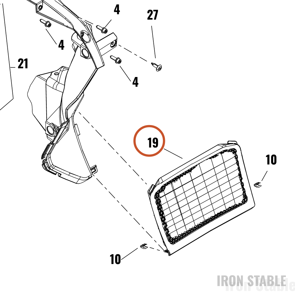 Harley-Davidson Deflector, Dbrs, Frng Lower