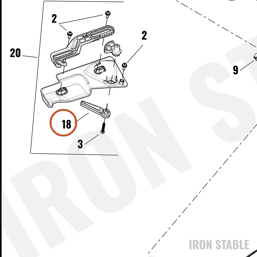 Harley-Davidson Fairing, Lower, Handle