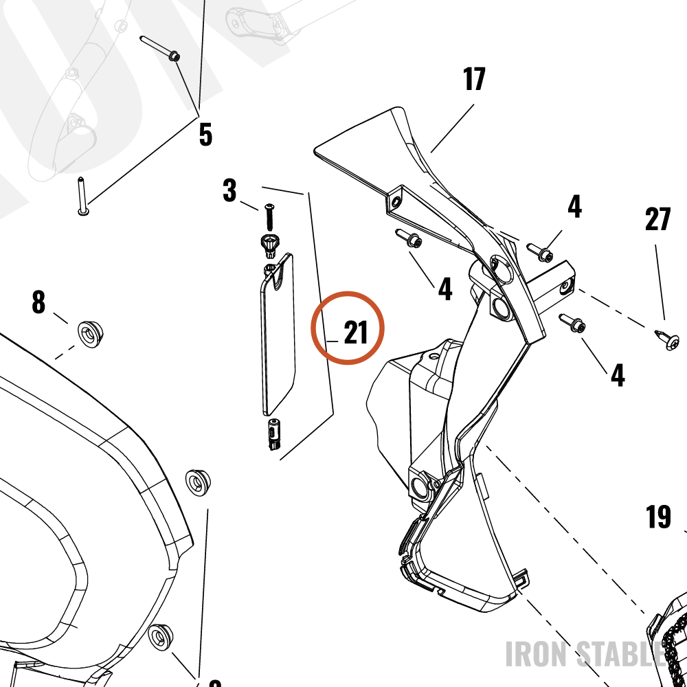Harley-Davidson Kit, Lower Fair, Vent Door, Rh