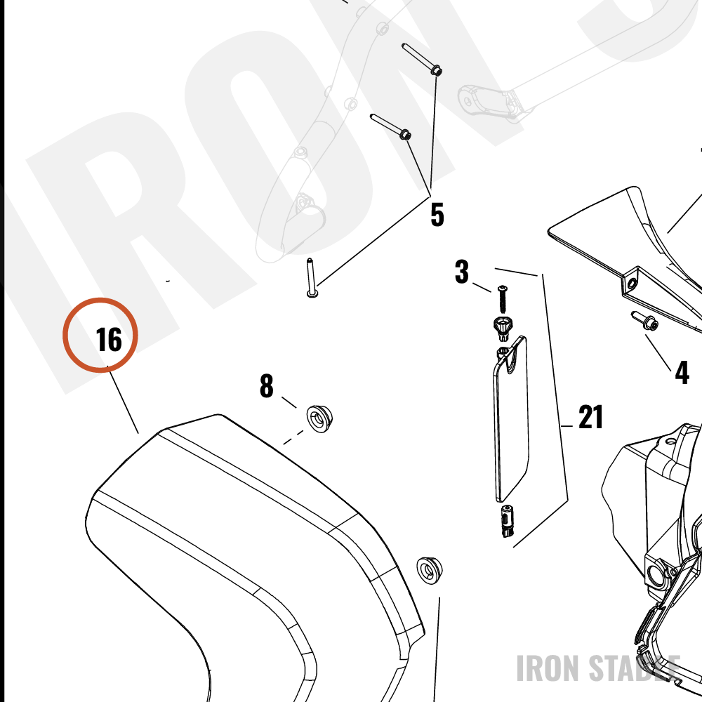 Harley-Davidson Fairing, Lower, Rh, Design