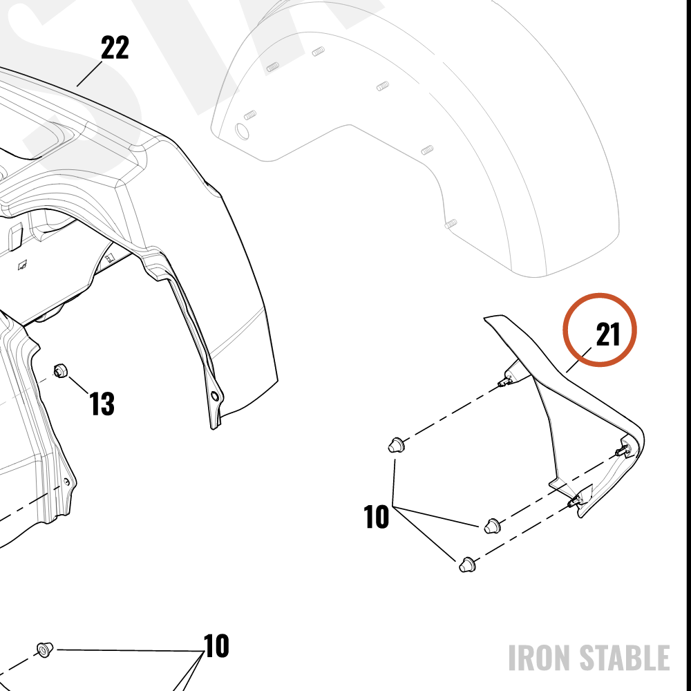 Harley-Davidson COVER,SIDE,LH,SOLID