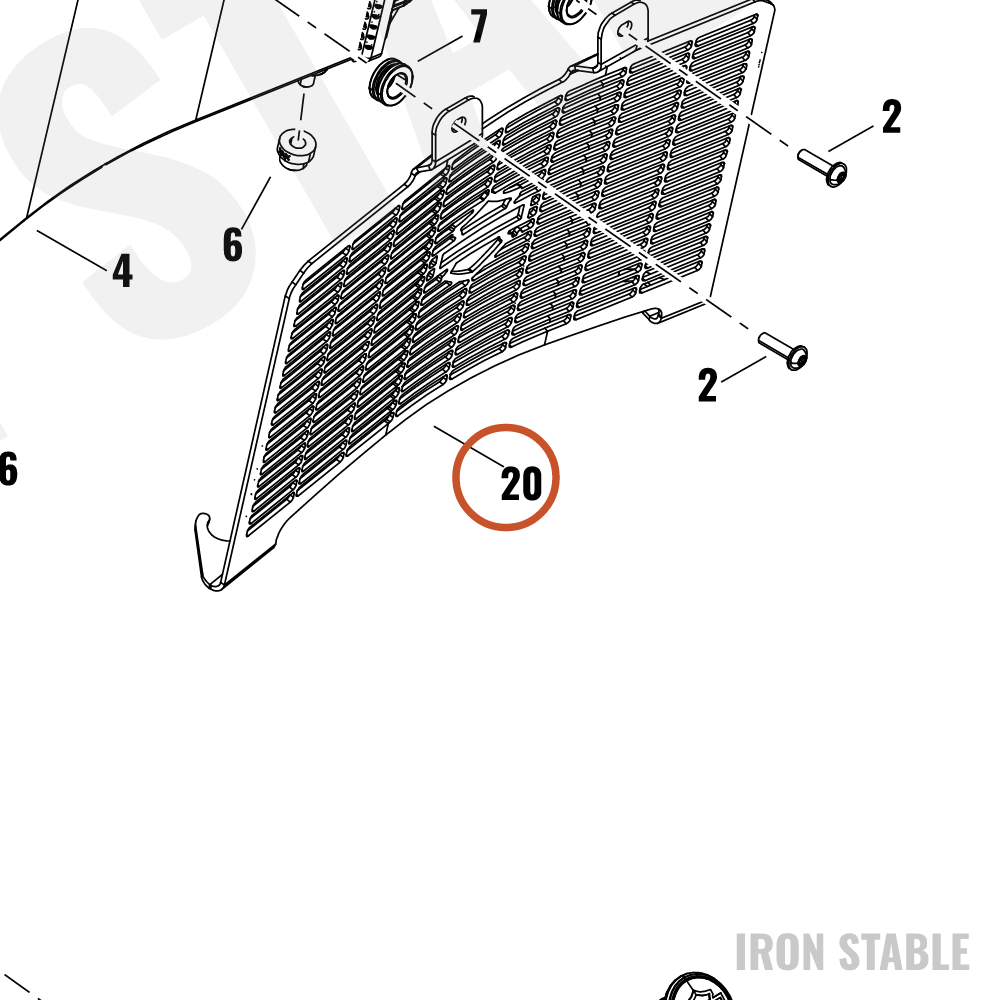 Harley-Davidson Kit, Shrd, Radiator, Guard