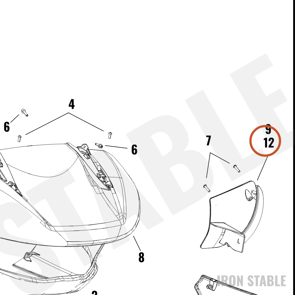 Harley-Davidson Sub-Assembly, Splr, Wing, Adj, Lh