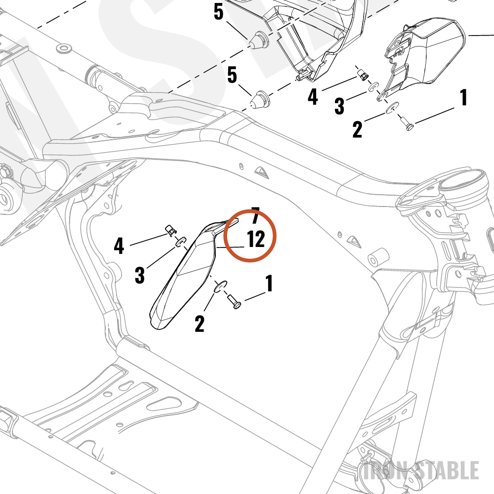 Harley-Davidson Kit, Shrd, Air-Dftr, Mid-Frm