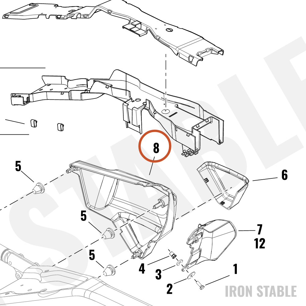 Harley-Davidson Cover, Side, Assembly, Rh, Pnstrp